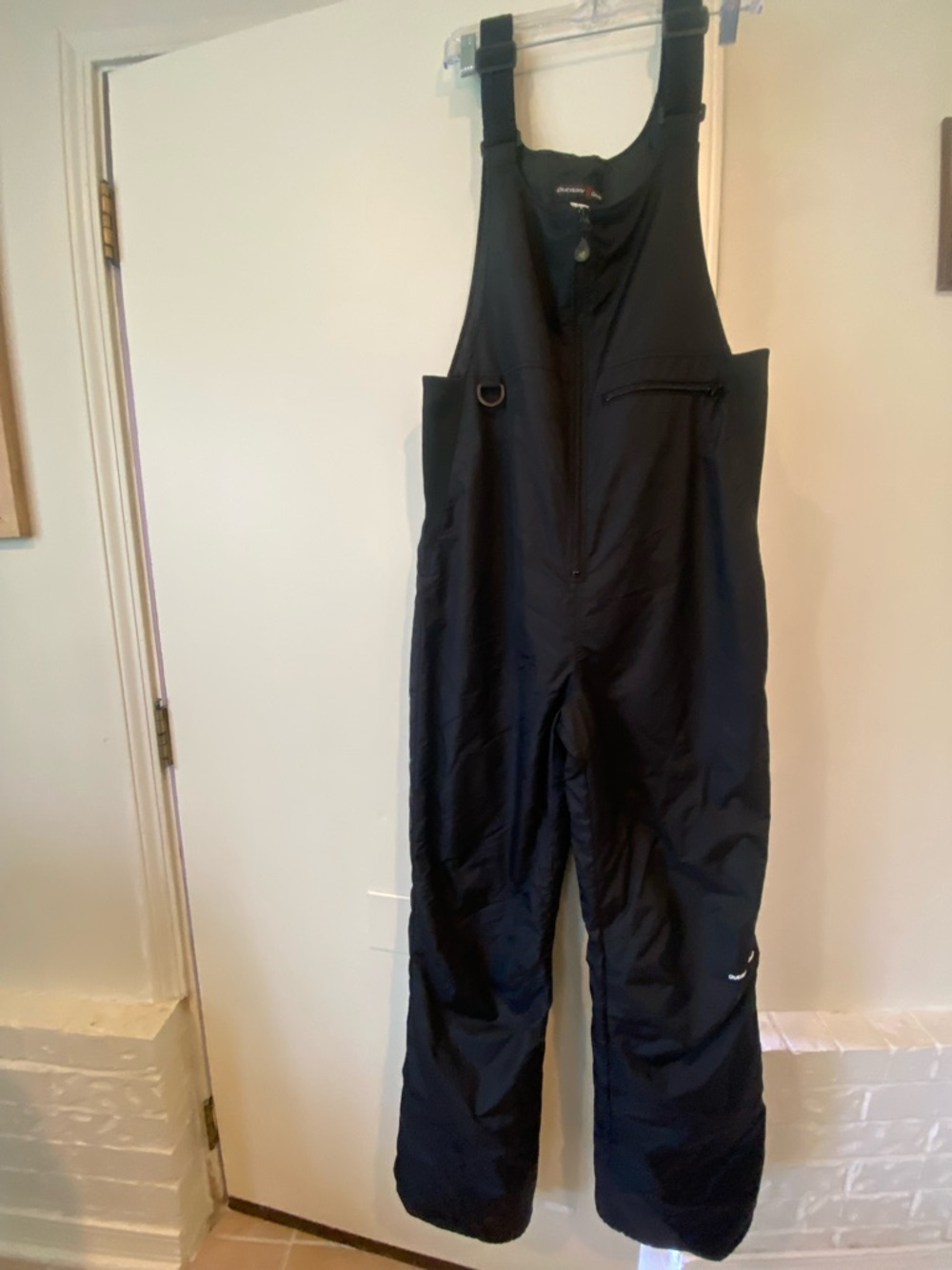 Black Men's Insulated Bib Overalls